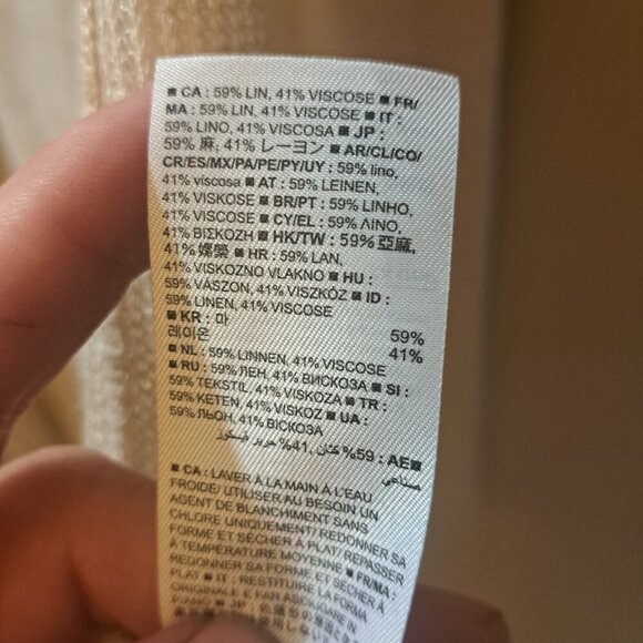 Gap Short Sleeve Lightweight Long Cardigan with fine detailing - Picture 4 of 5